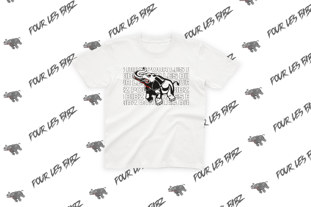Tee-shirt Bib'z Eléphant Black & White V2