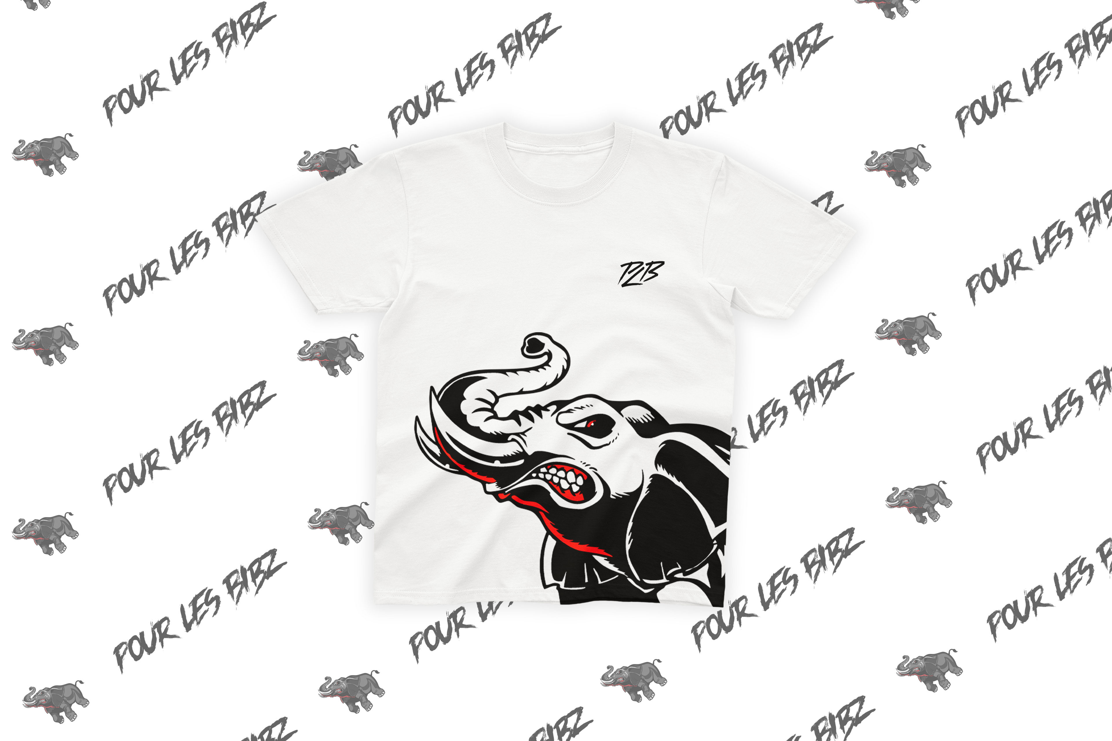 Tee-Shirt PLB Elephant Face