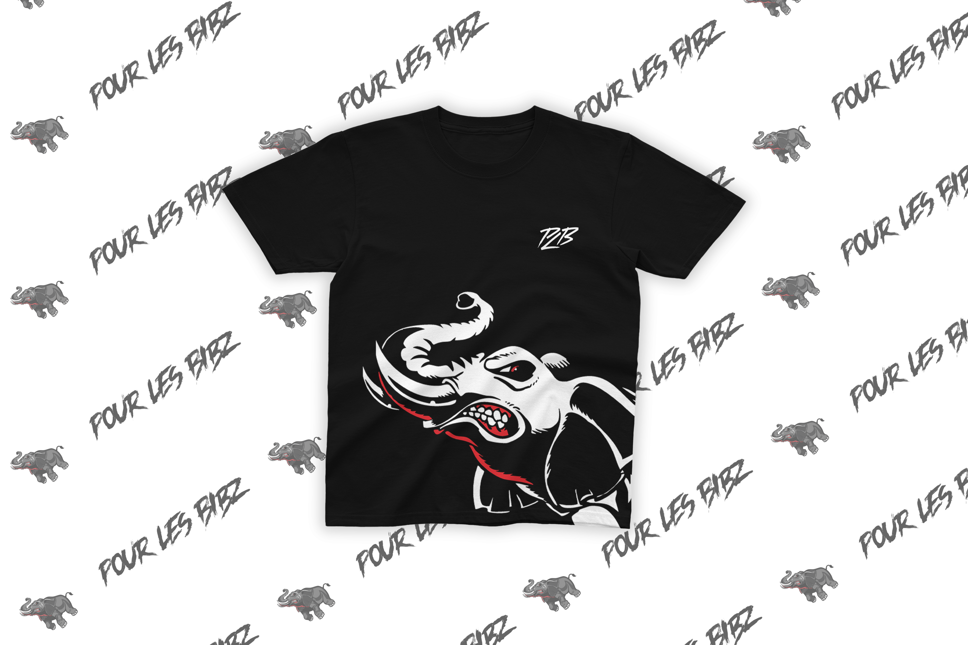 Tee-Shirt PLB Elephant Face