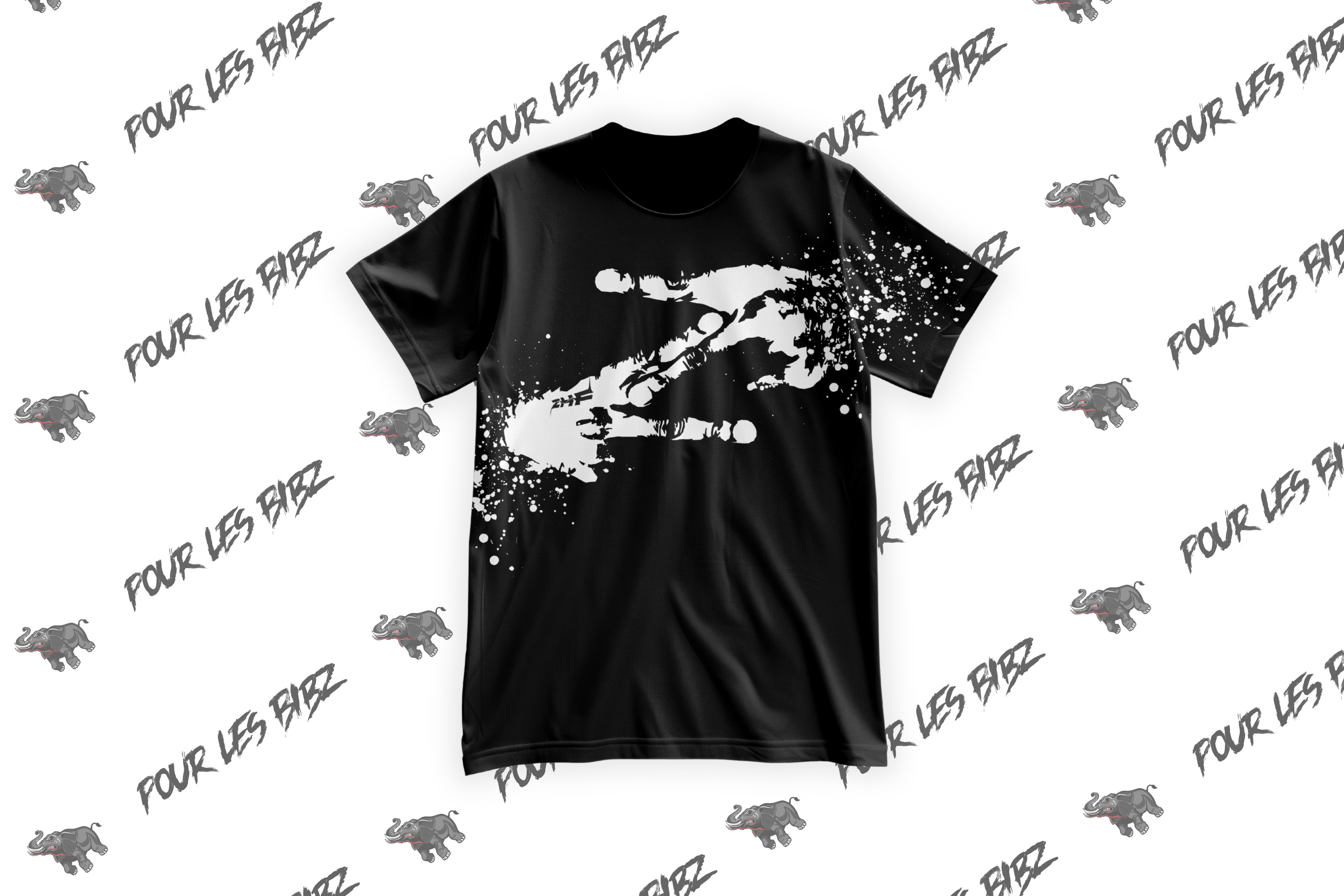 Tee-shirt Sign Bib'z PLB Splash