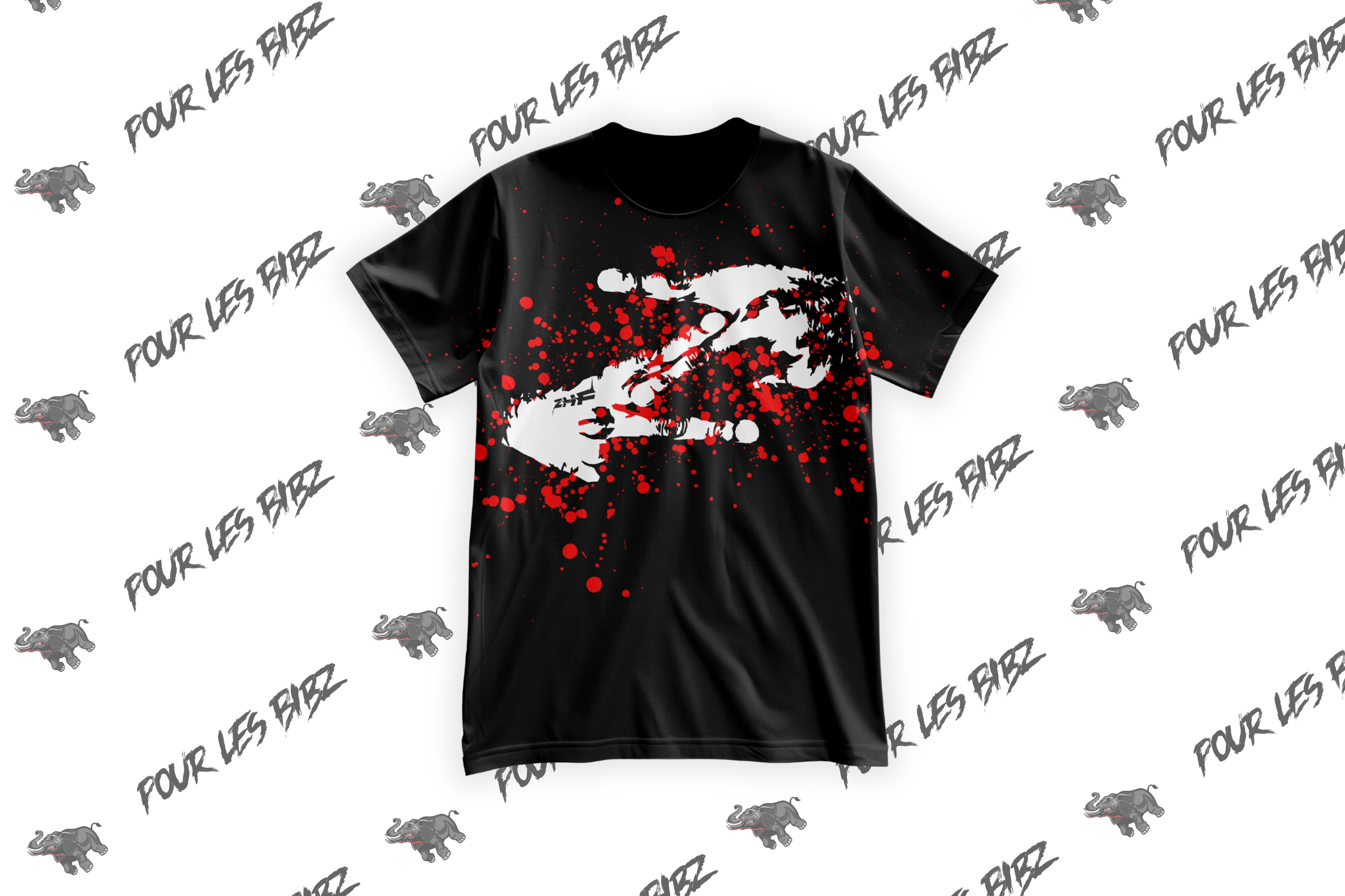 Tee-shirt Sign Bib'z PLB Splash